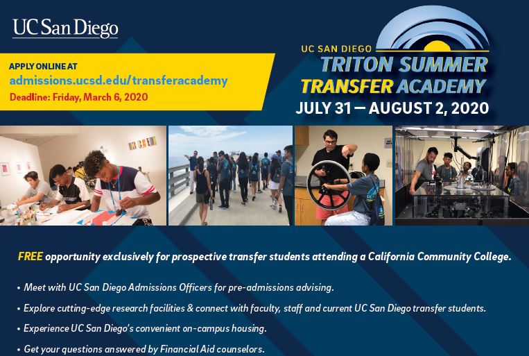 Transfer & Events San Diego Miramar College