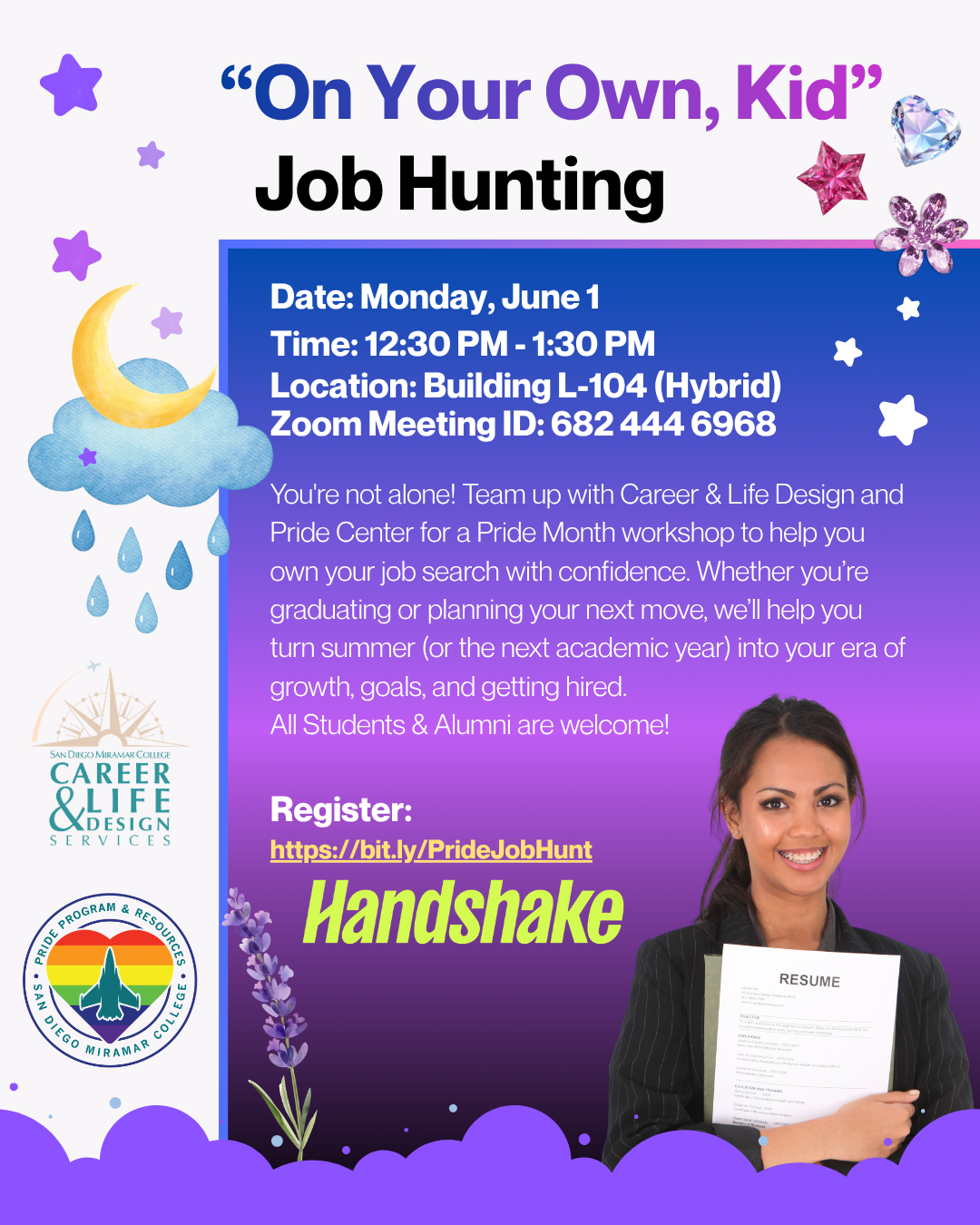 flyer of job hunting workshop