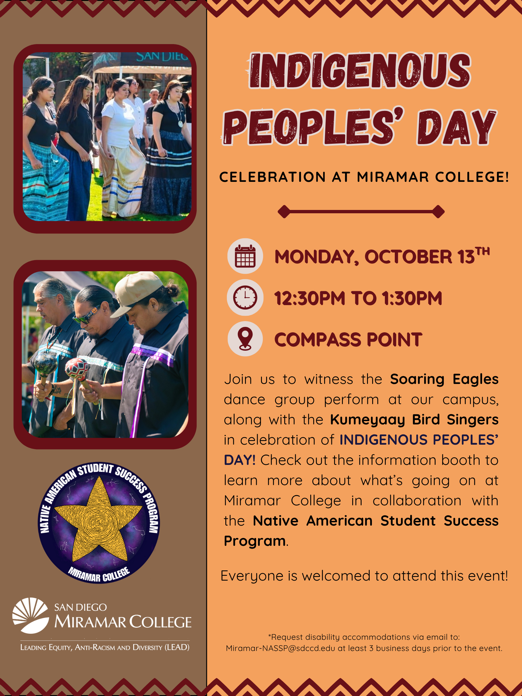 Indigenous Peoples' Day Event Flyer