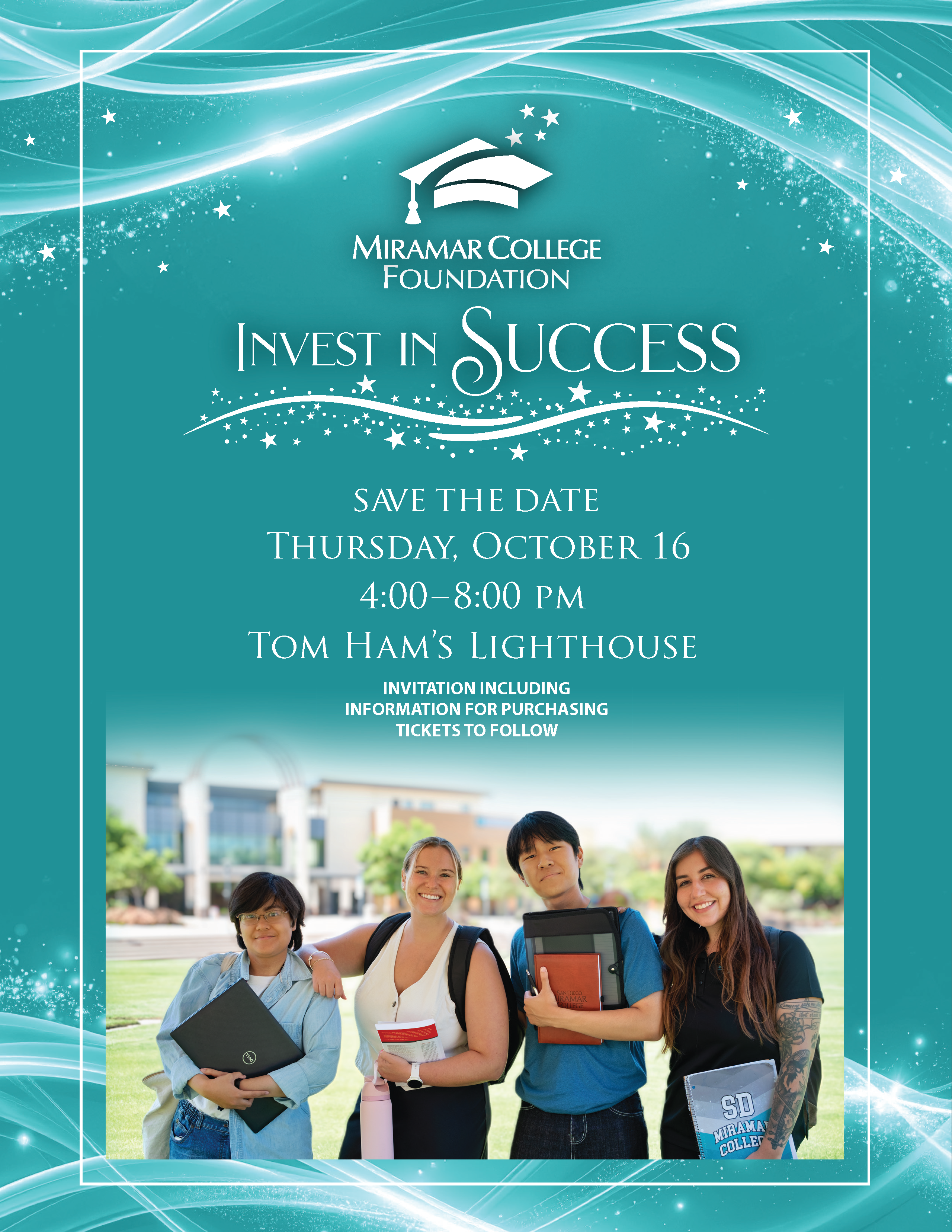 Invest in Success Save-the-Date graphic