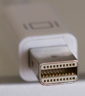 Mini DisplayPort cable male end