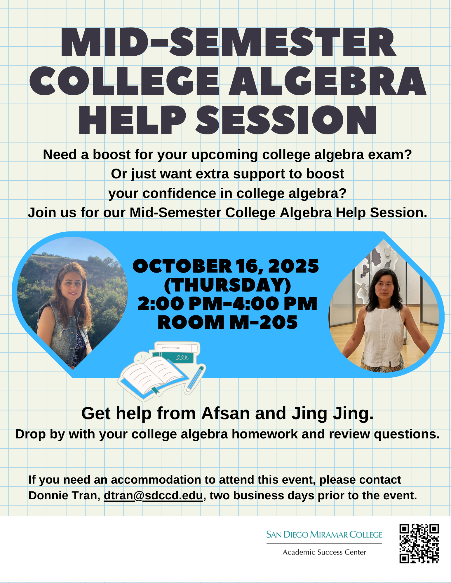 Mid-Semester College Algebra Help Session