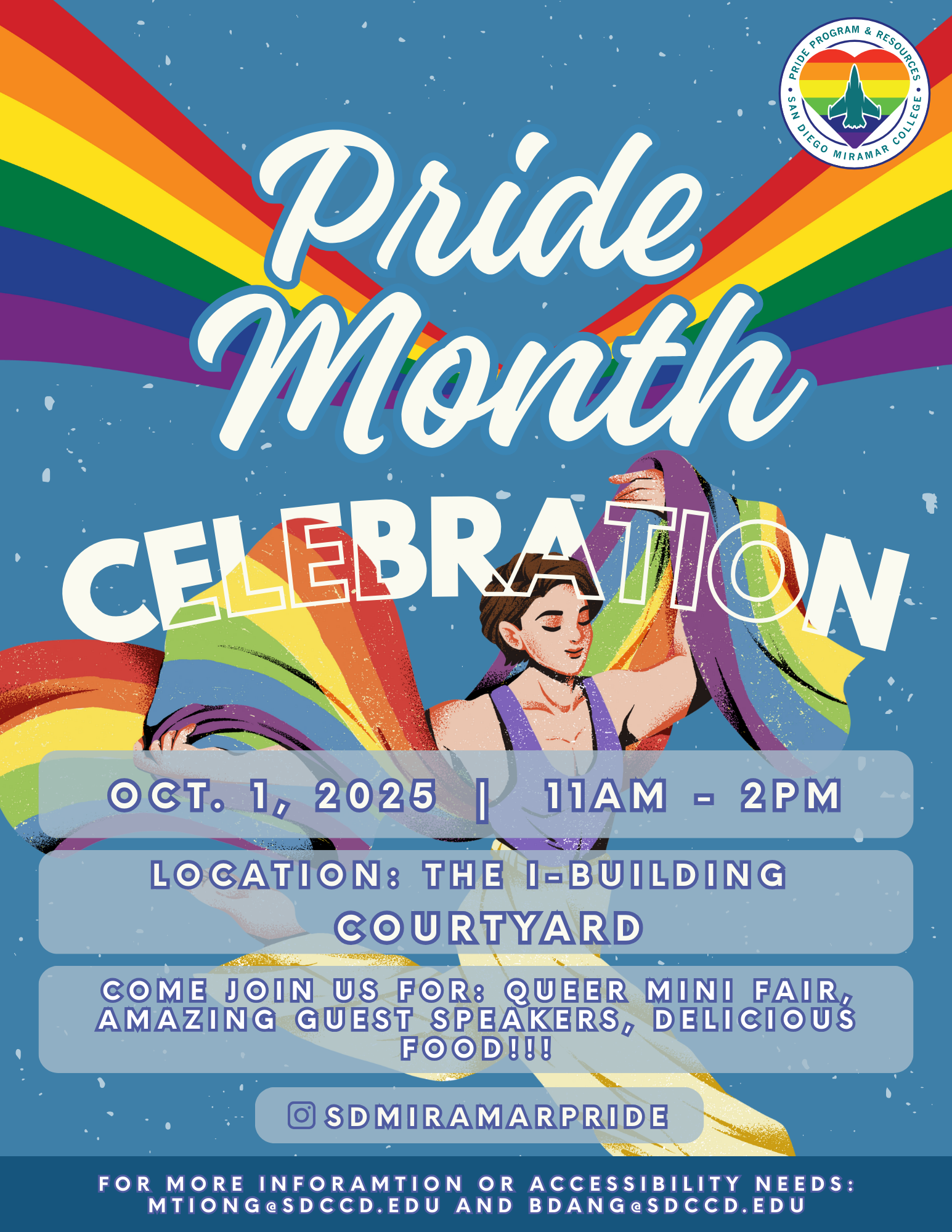 Flyer with information about the event. Date, time, and location is indicated