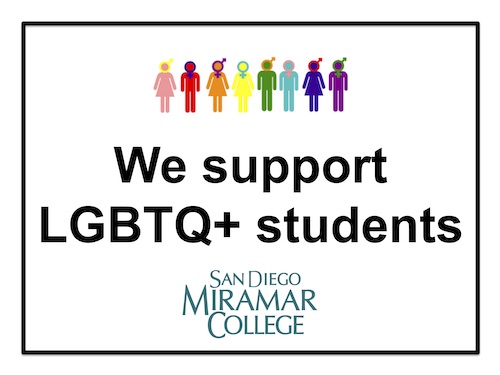 We support LGBTQ+ students