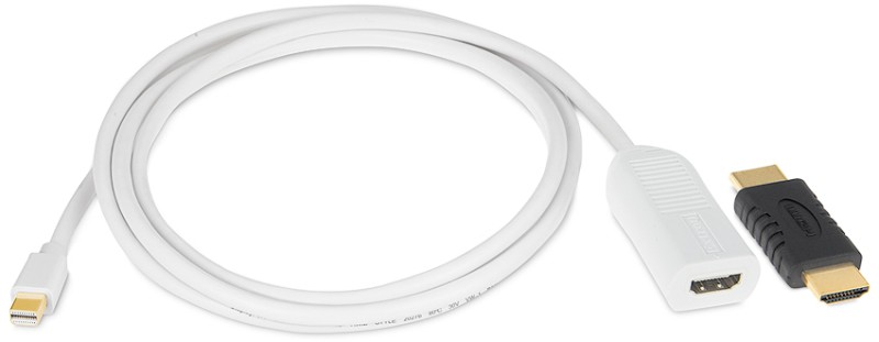 Min DisplayPort male to HDMI female