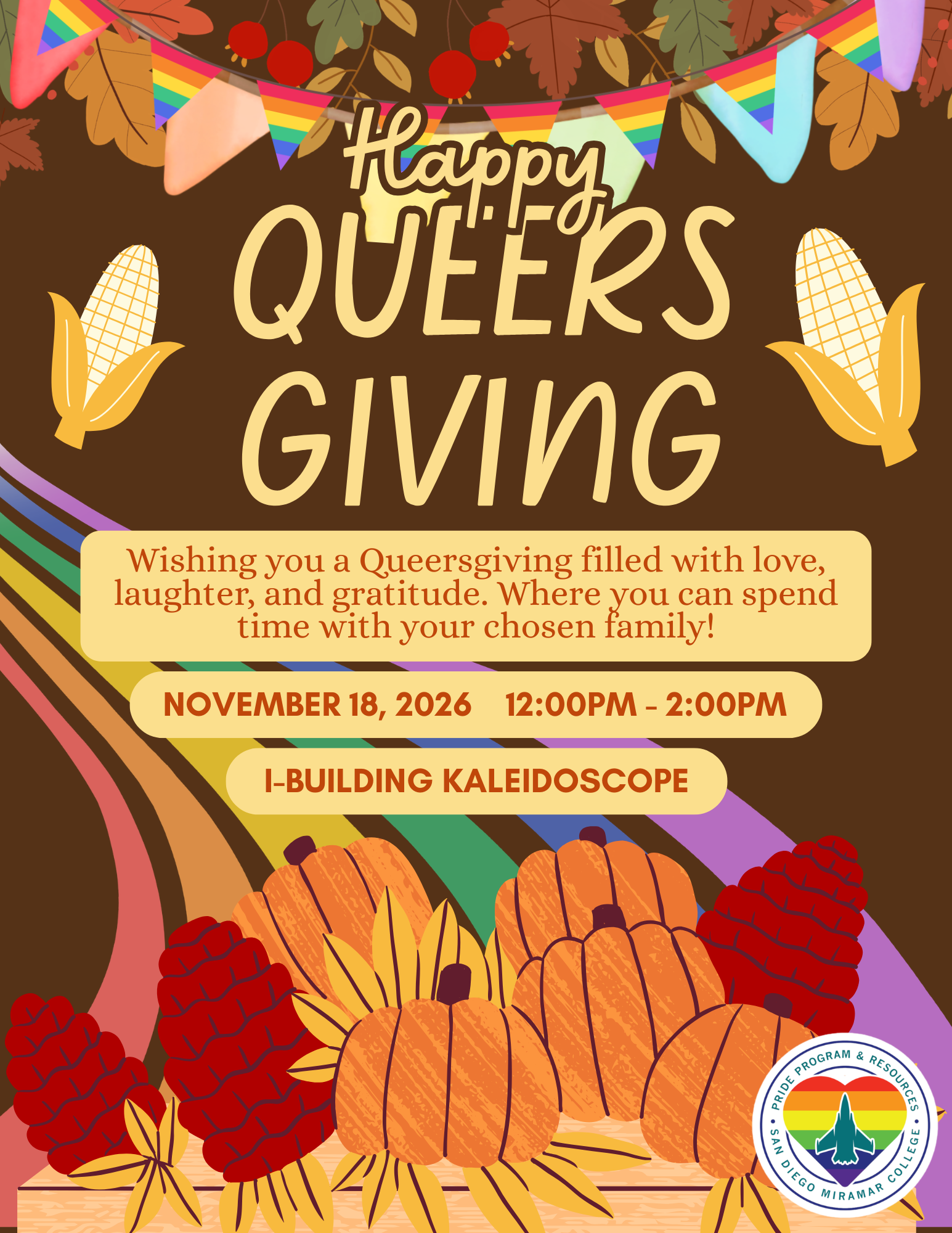 flyer for Queersgiving