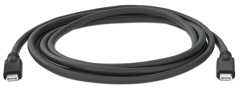 Black Extron 6' USB-C cable