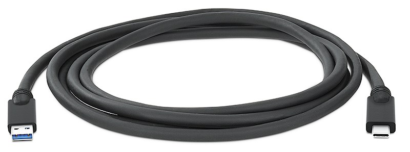 Extron 6' black USB-C to USB-A cable
