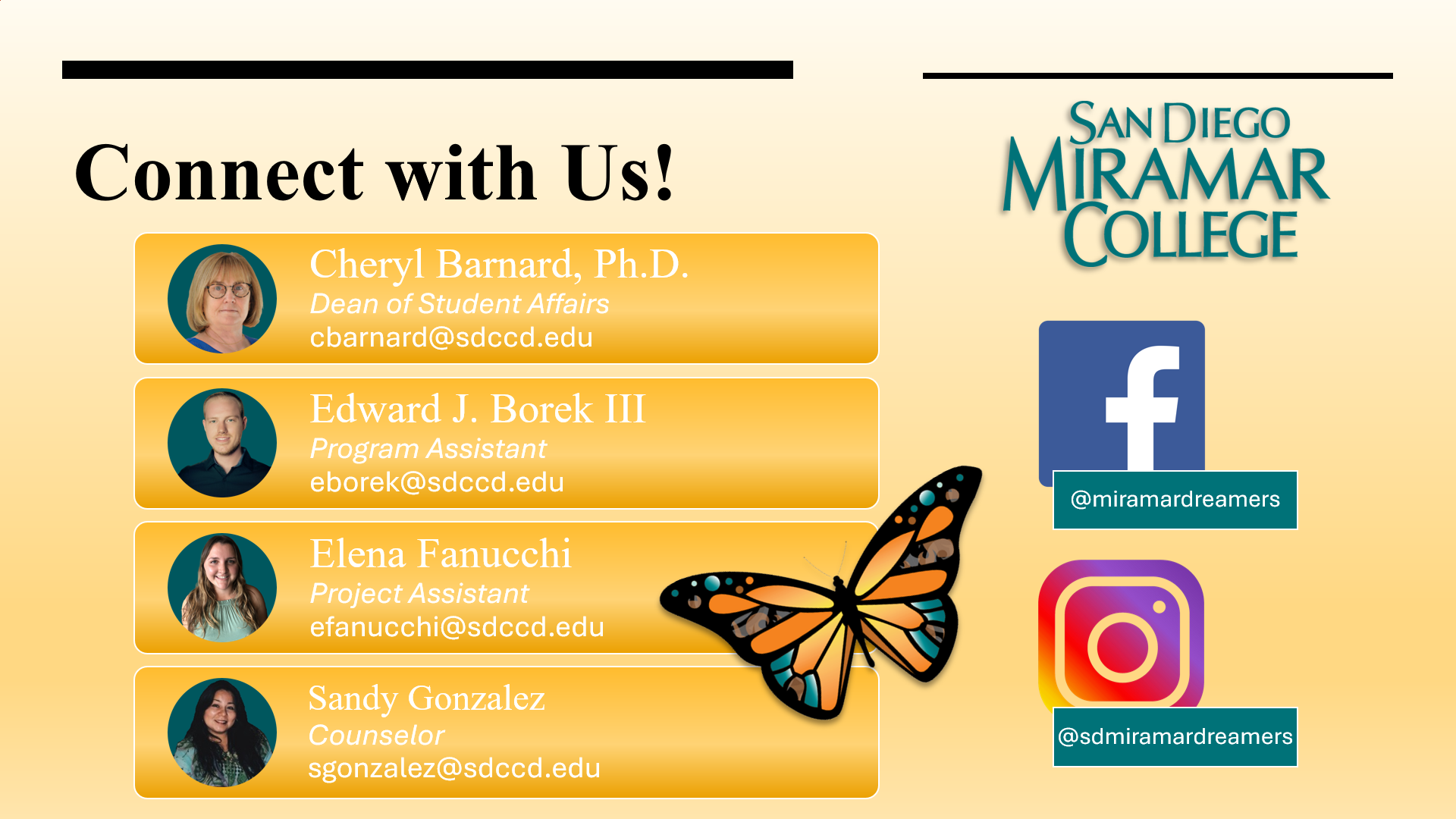 Dreamers Support Services | San Diego Miramar College
