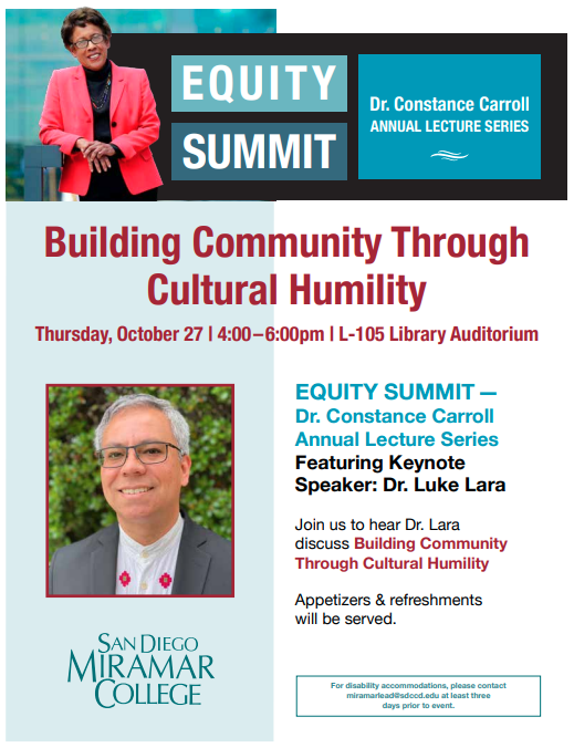 Flyer for Equity Summit Day 1