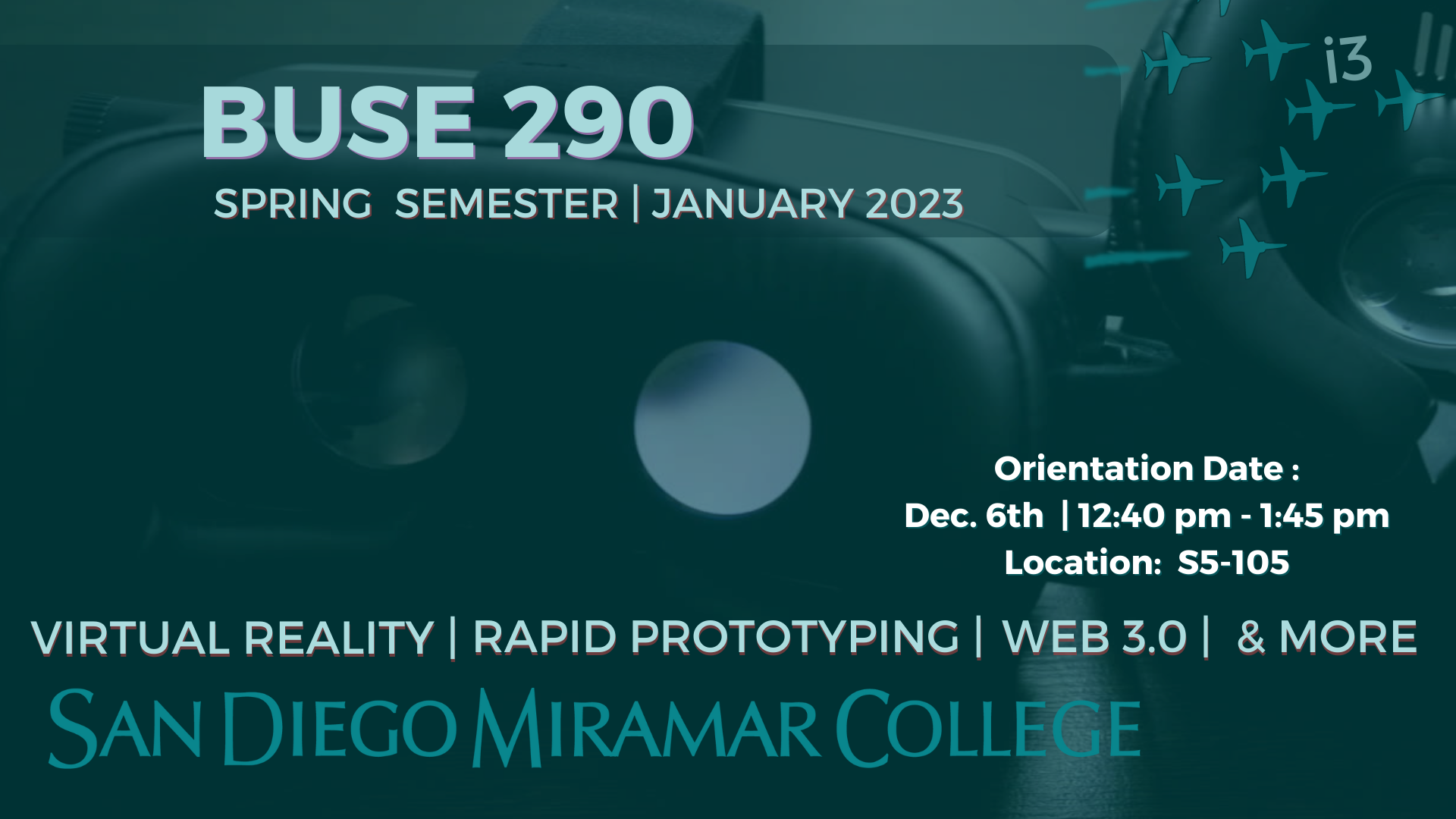 An event announcement. The event takes place on December 6, 2022, at 12:40 pm in room S5-105 of the S5 Science Building.