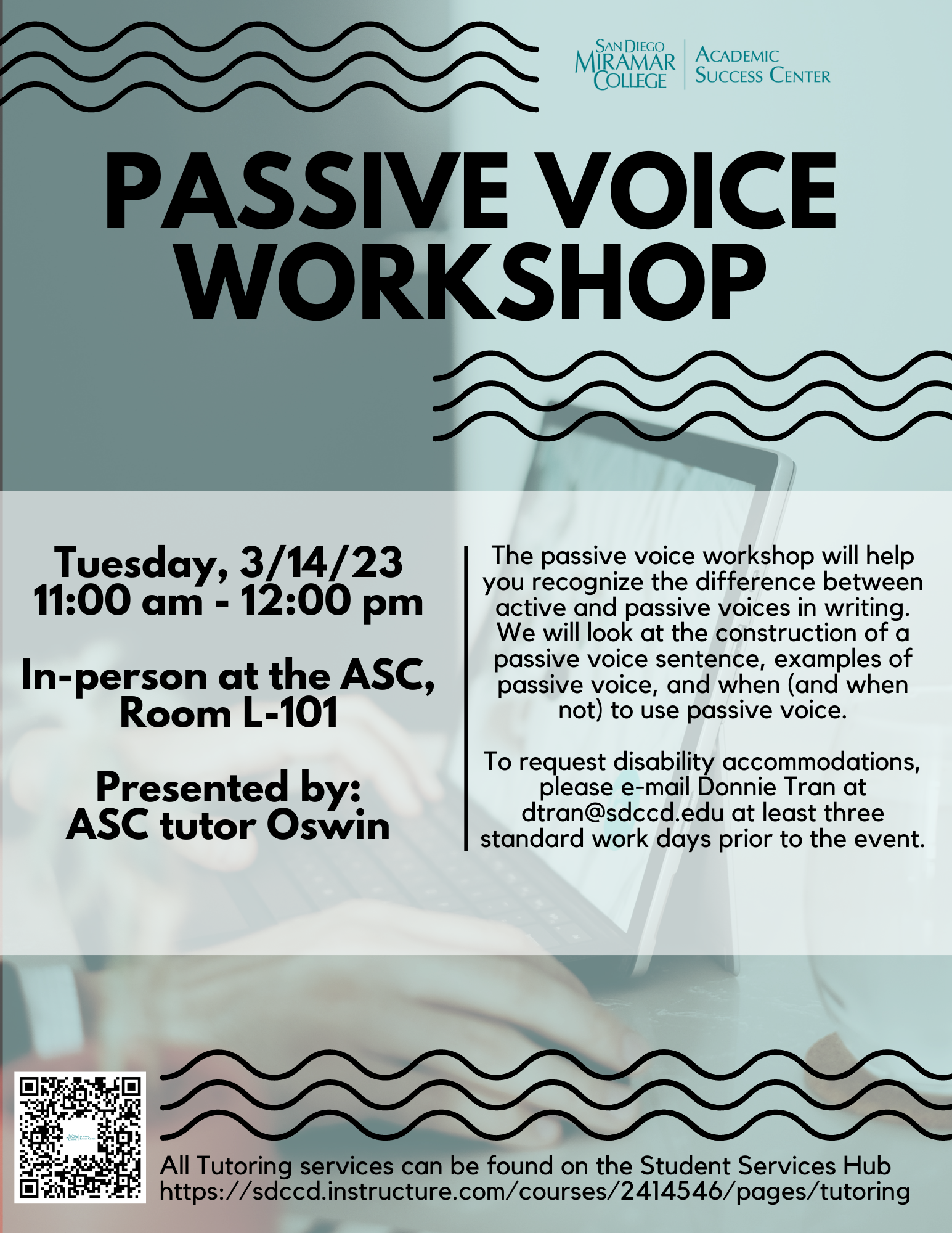 ASC Spring 2023 Passive Voice Workshop