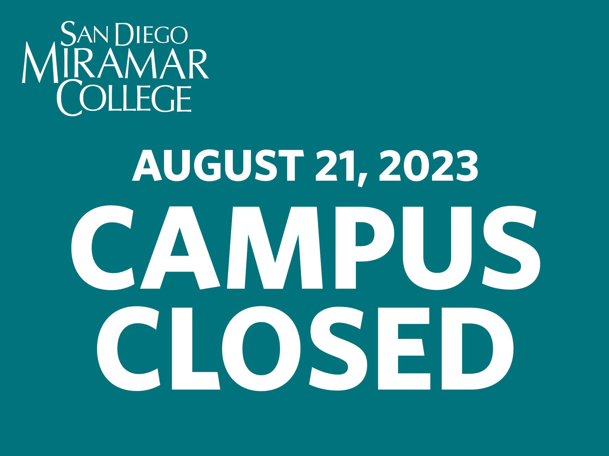 Campus closed