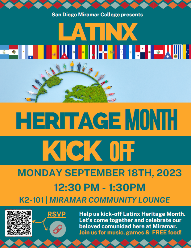 Latinx Heritage Month Kick Off Flyer