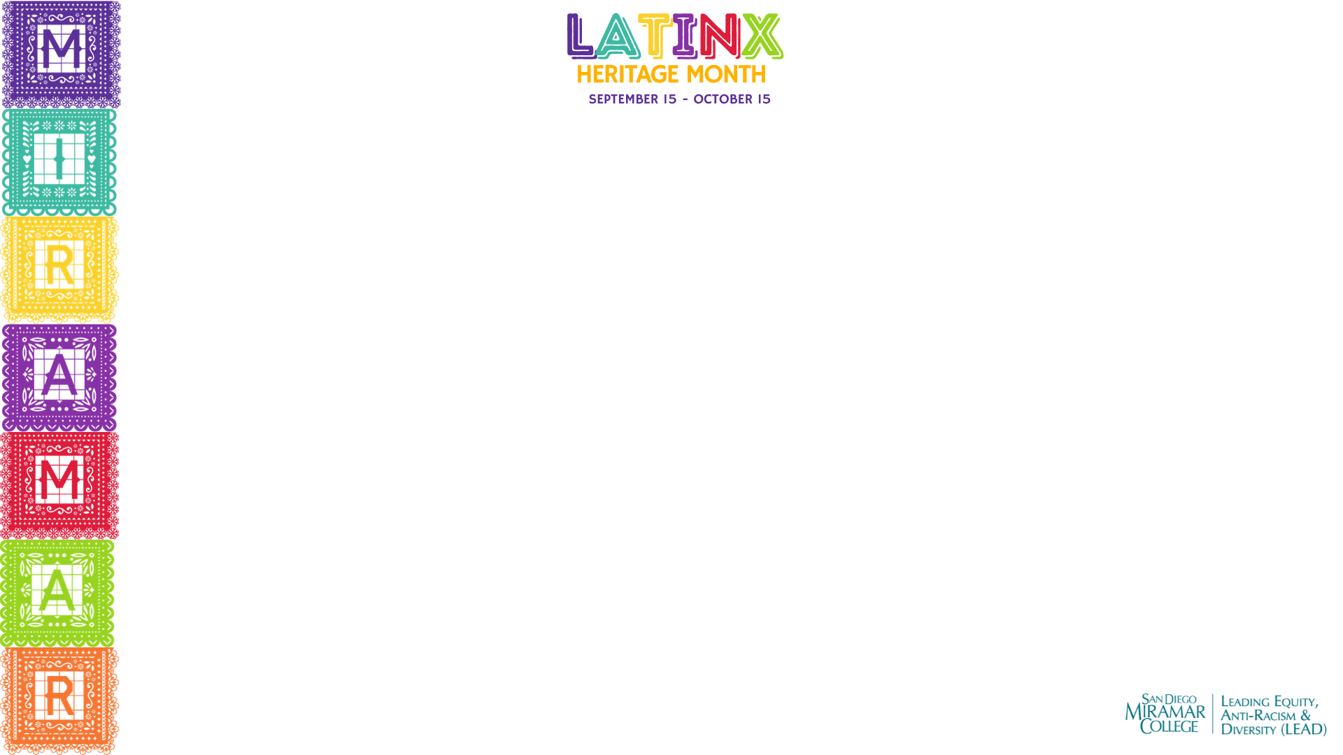 Latinx Heritage Month 2023 Zoom