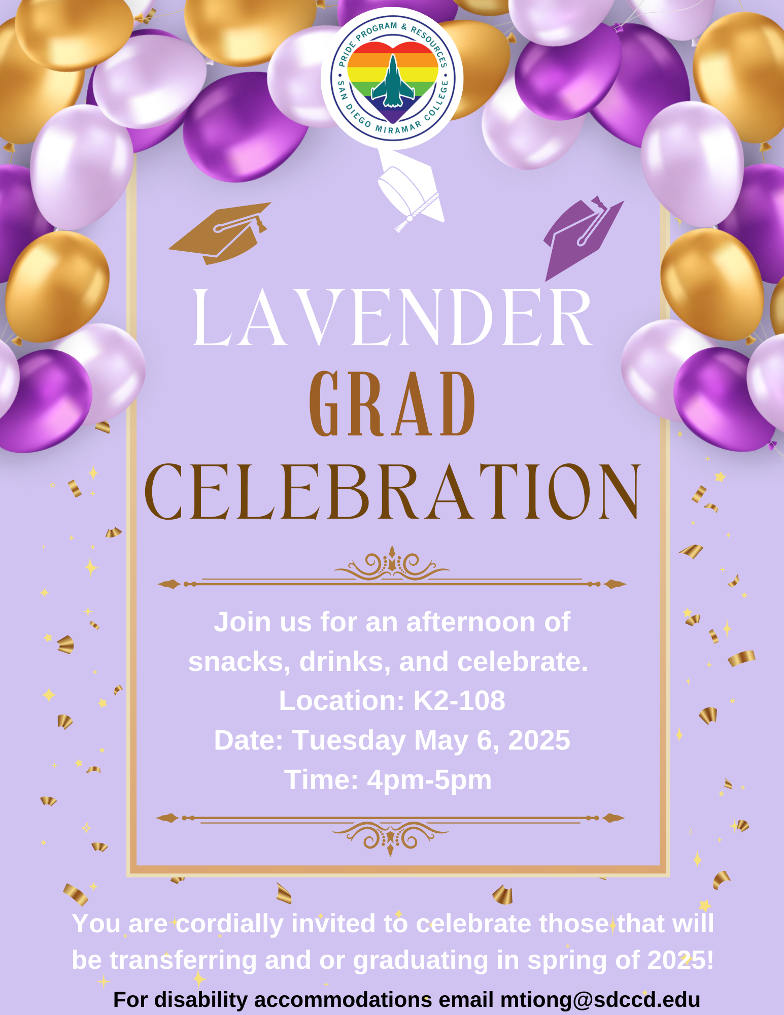 Lavender Grad Celebration