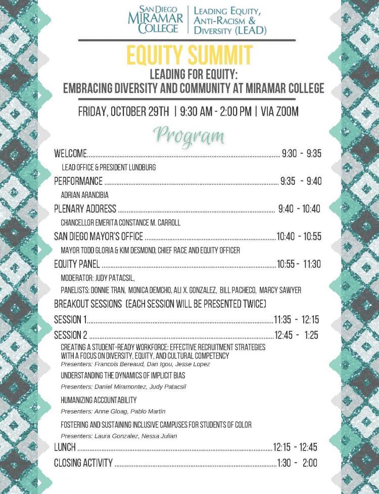 Equity Summit Day 2 Program
