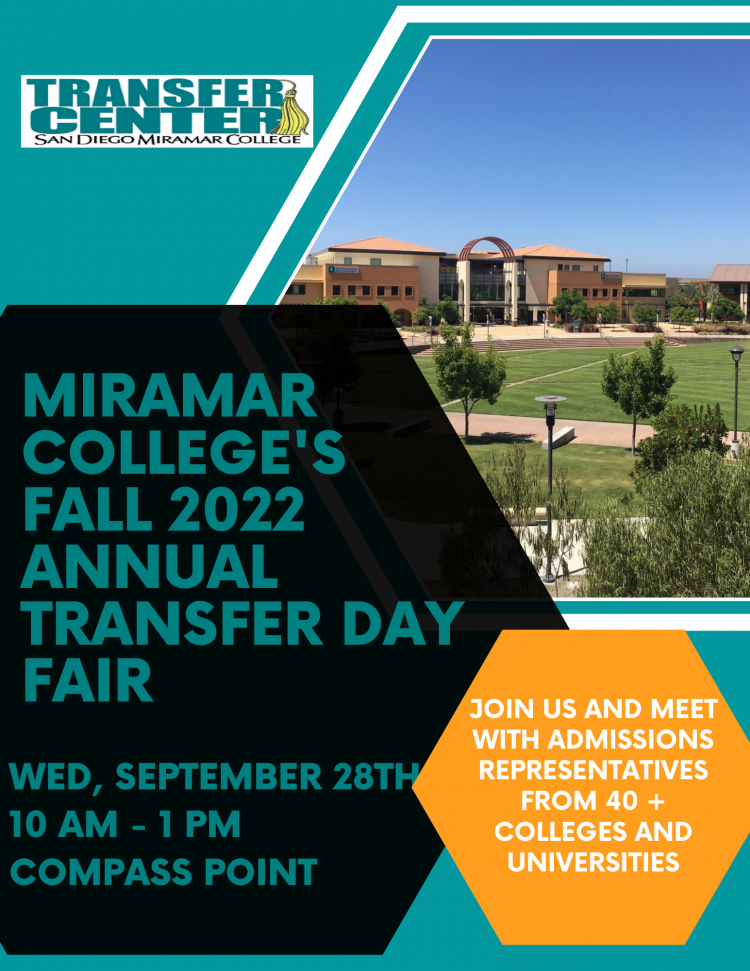 Miramar College's Fall 2022 Annual Transfer Day Fair