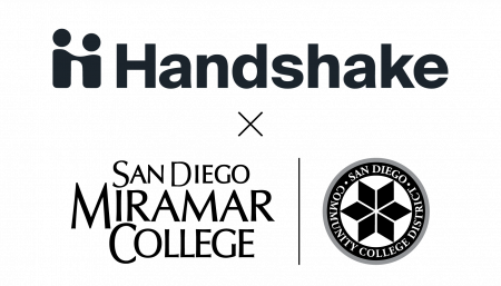 Handshake (Online Job Board) with San Diego Miramar College and the San Diego Community College District