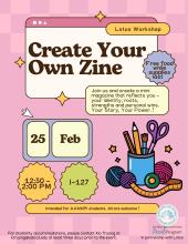 Create Your Own Zine flyer