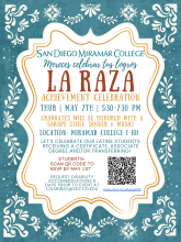 La Raza Achievement Celebration flyer