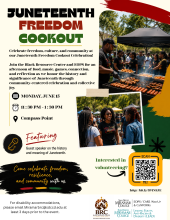 Juneteenth Cookout flyer