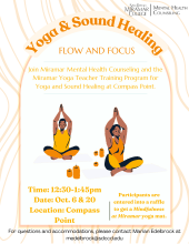 Yoga & Sound Healing Oct 6 & 20 2026
