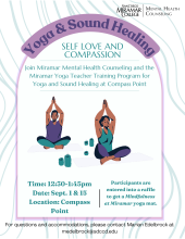 Yoga & Sound Healing Sept 1 & 15 2026