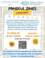 Mindful Zines Workshop MH Oct.22 2026