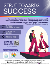 Strut towards success