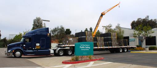 A200 Front Entrance with Crane