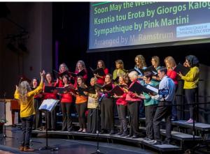 Seratones Choir on Stage